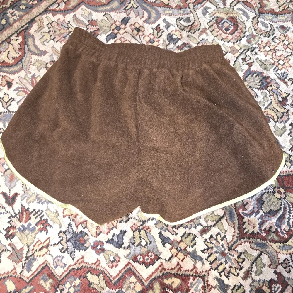 DONNI Polar Fleece Short Chocolate/Lime - Picture 4 of 5